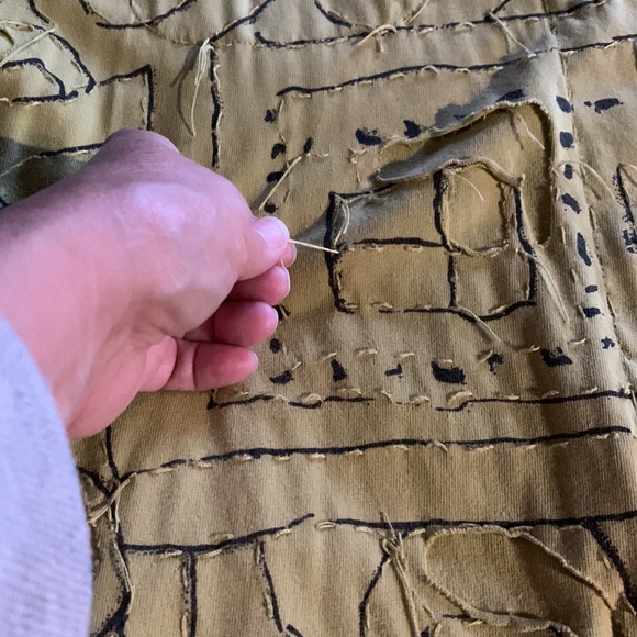 Chico's Lime Green Textured Blazer * Large - Picture 5 of 13